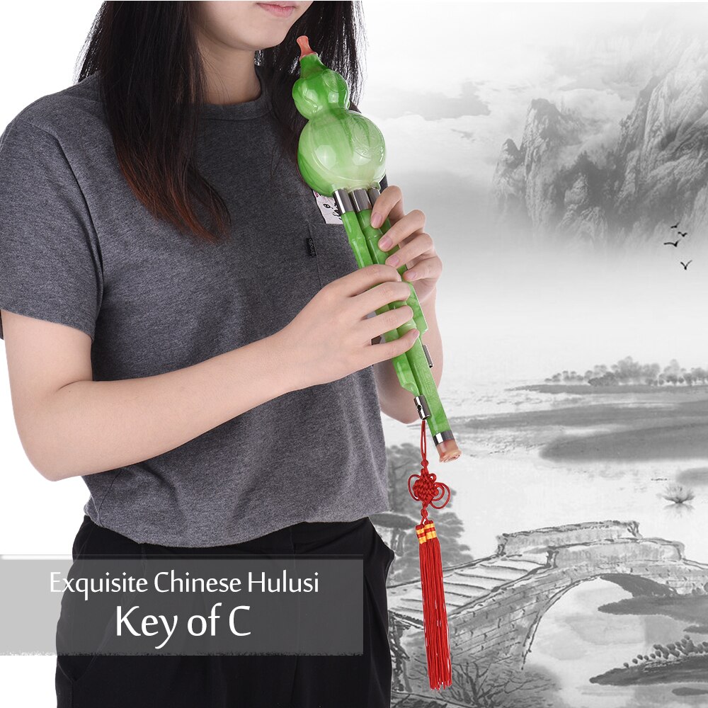 Hulusi – flûte traditionnelle chinoise faite à la main, gourde Cucurbit, flûte ethnique, Instrument de musique en bois