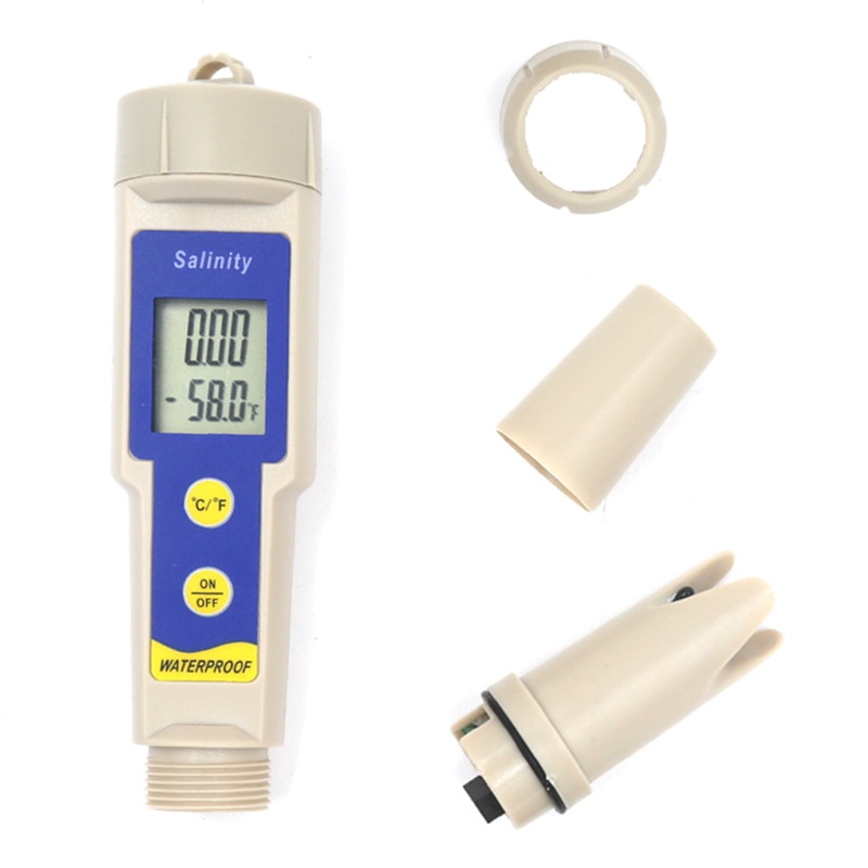 Digital Salinity/Temp Meter Salinity tester Salinometer for Aquarium Saltwater Food Salt Salty Brine Meter Hydrometer 40% off