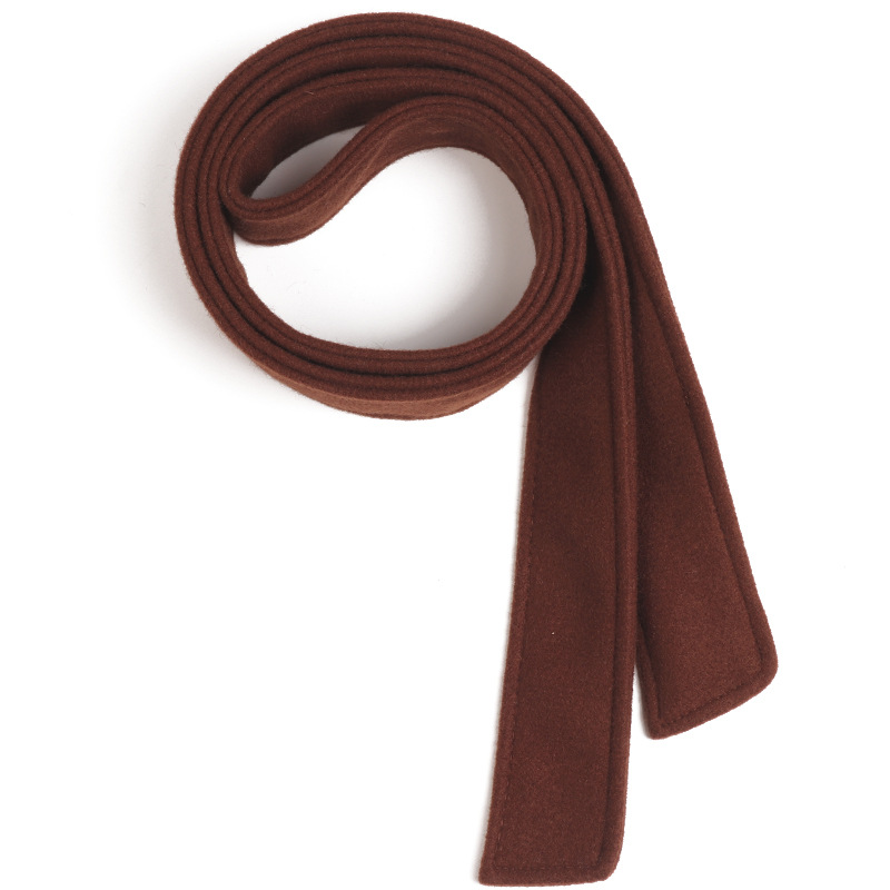 Abrigo con cinturón para señoras decorativas, cinturón ancho con doble cara para mujer, cinturones para abrigo, accesorios anudados para vestido de invierno,