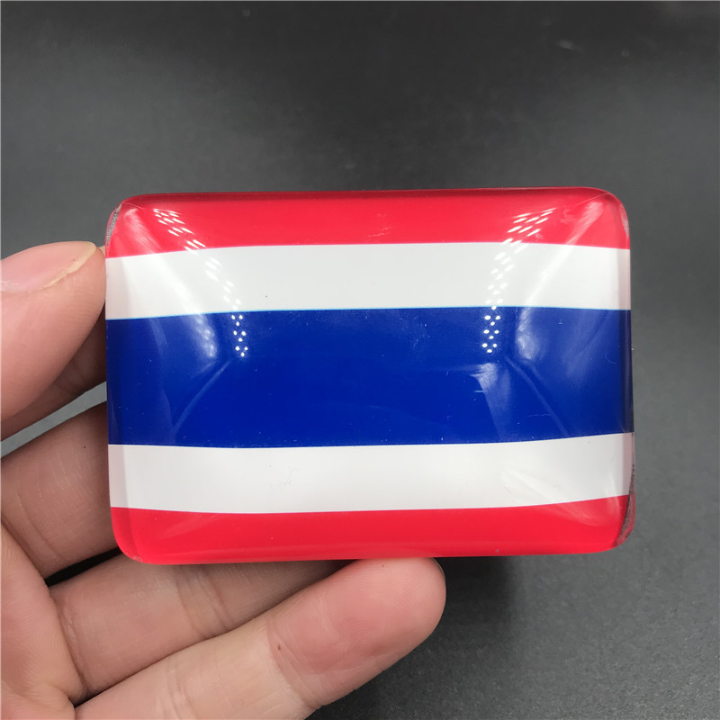 Mundo de recuerdo de imán de nevera Tailandia turística de oro Buda Phuket magnético Refrigerador imanes etiqueta de la decoración del hogar: Flag