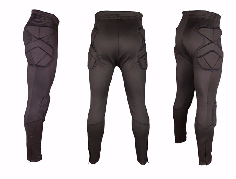 Pantalones de entrenamiento de fútbol para hombre, profesionales, portero de fútbol americano, esponja protectora, portería de Rugby,