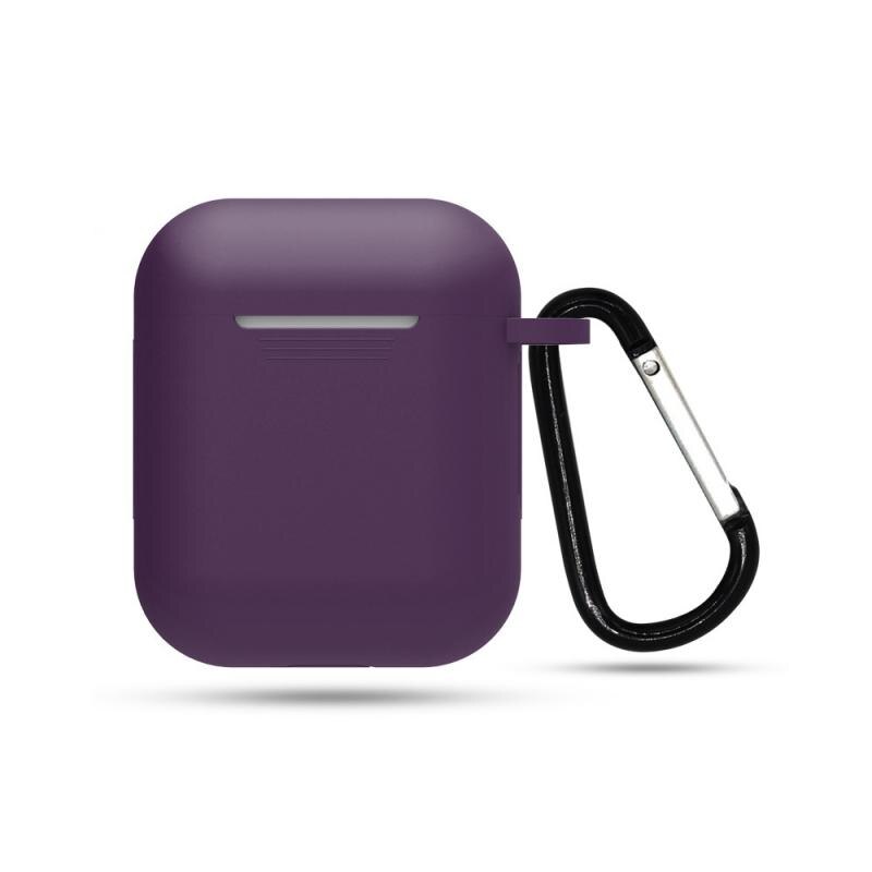 Etui na słuchawki dla Airpods pokrowiec ma zastosowanie do Bluetooth Airpods etui na słuchawki z wisząca klamra
