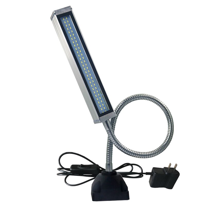 Lampe Led industrielle CNC étanche, 10W, pour machine à coudre/fraiseuse, lampe de travail, bras Long flexible, Base magnétique