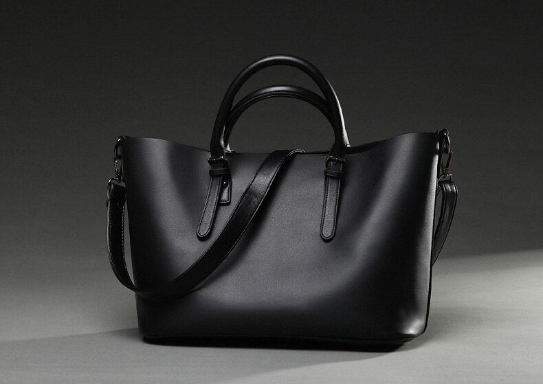 Bolso Mujer Negro Mode Zwervers Vrouwen Tas Dames Lederen Handtassen Lente Casual Tote Bag Grote Schoudertassen Voor vrouw