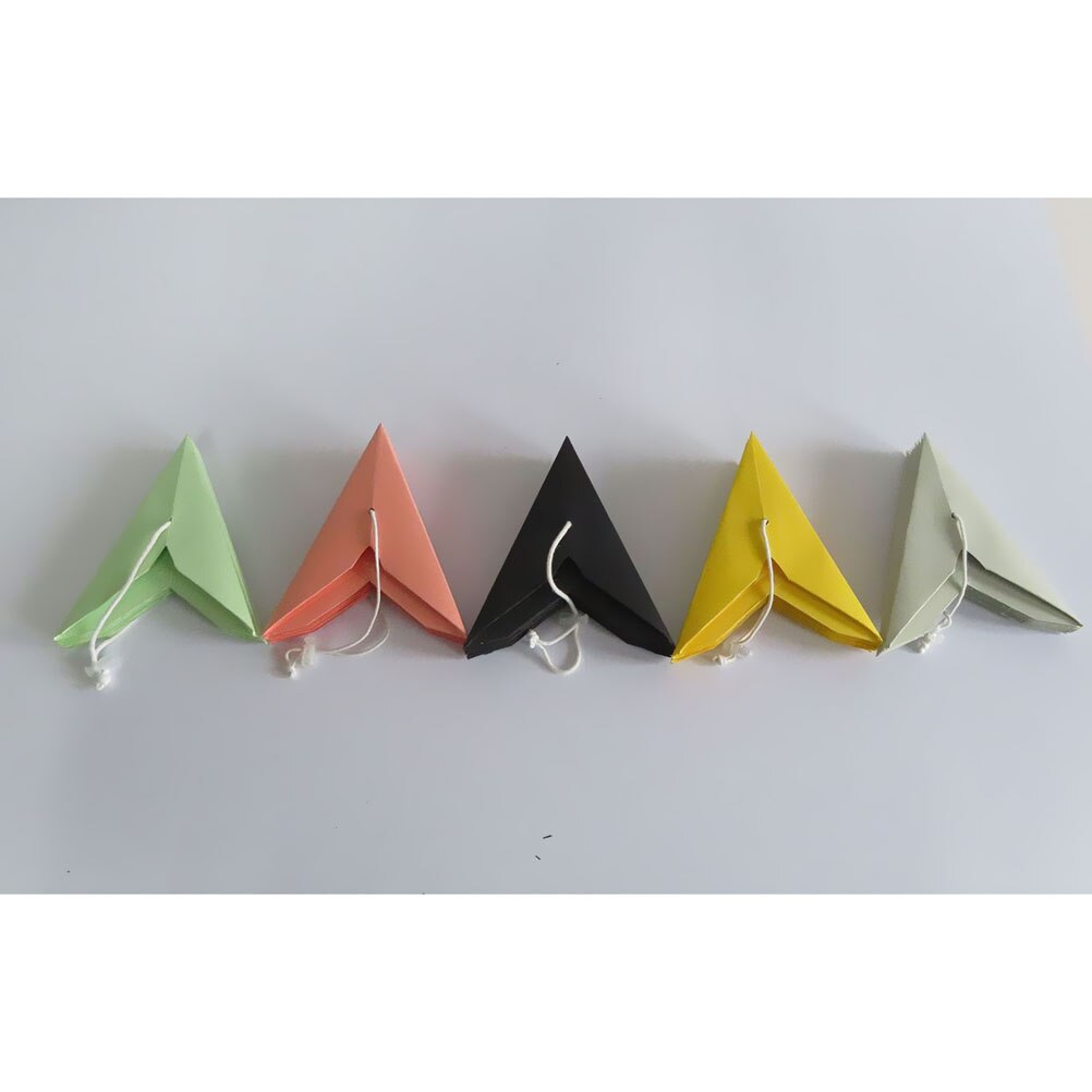 Paper Lamp Shade Handmade Star Lantern Lamp Accessory 30cm(Black)