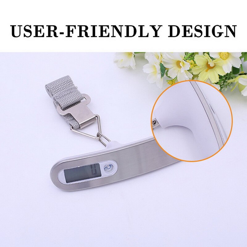 110lb/50kg Échelle de Bagages Électronique Numérique Valise Portable Échelle De Voyage Pèse Bagages Sac Suspendu Balances Poids D'équilibre LCD