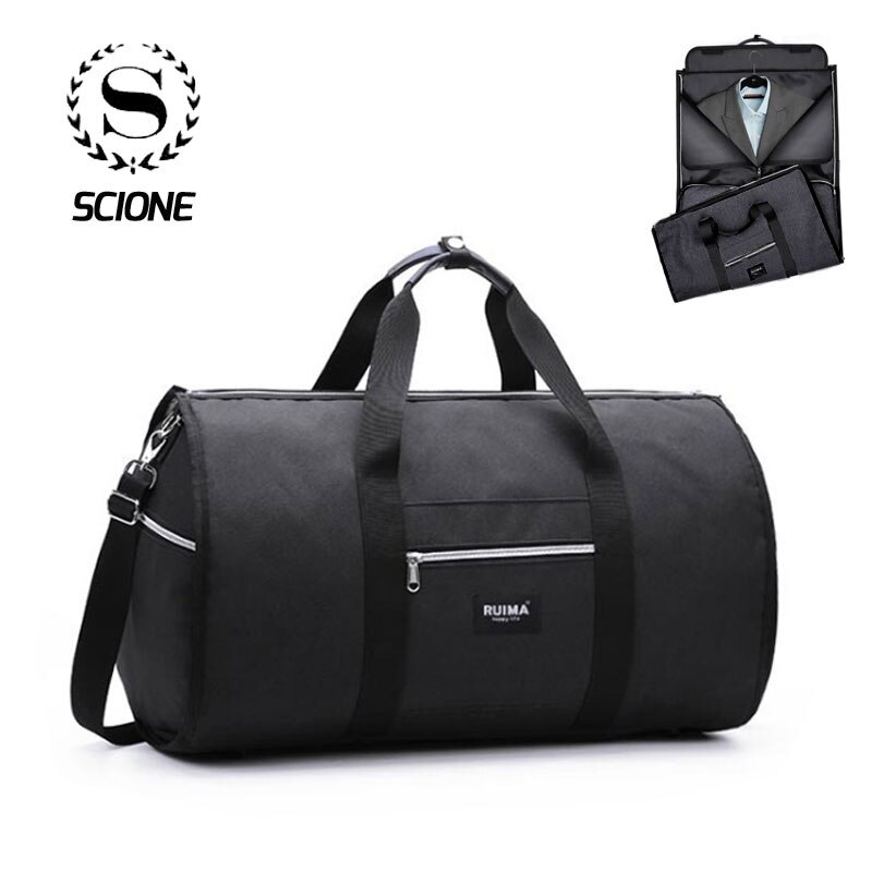 Scione – sac à main multifonction pour hommes, valise de voyage, imperméable, grand sac à bandoulière