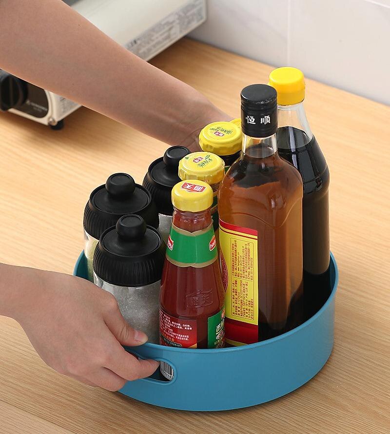 360 Rotating Tray Kitchen Storage Containers for S... – Grandado