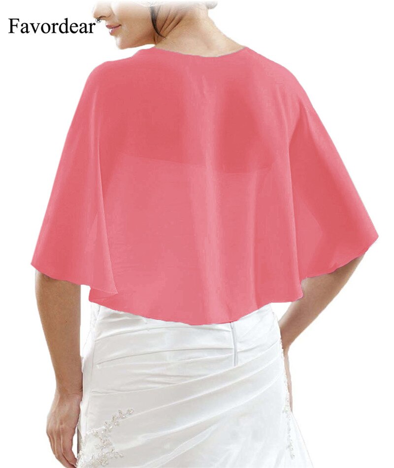 Favordear Elegante Zachte Chiffon Sjaal Sjaals Wraps en Pashmina voor Avondfeest