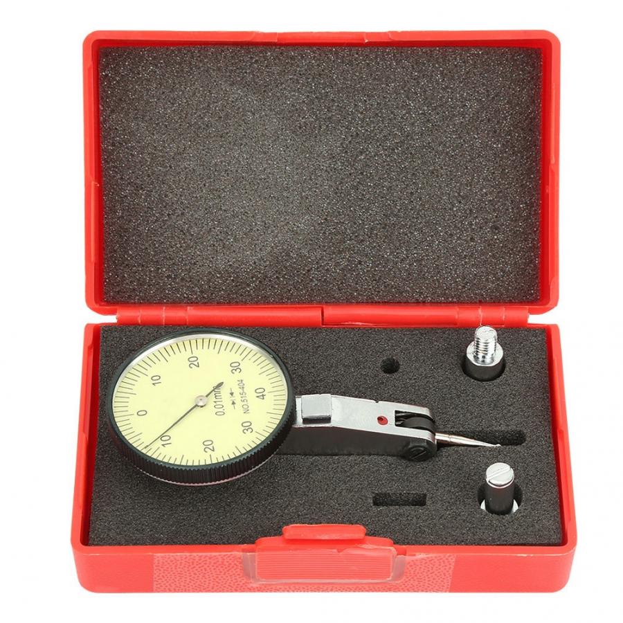38mm Precision Tungsten Steel Dial Test Indicator Dial Gauge Meter Tool Lever Test Indicator Dial Gauge Dial Test Indicator