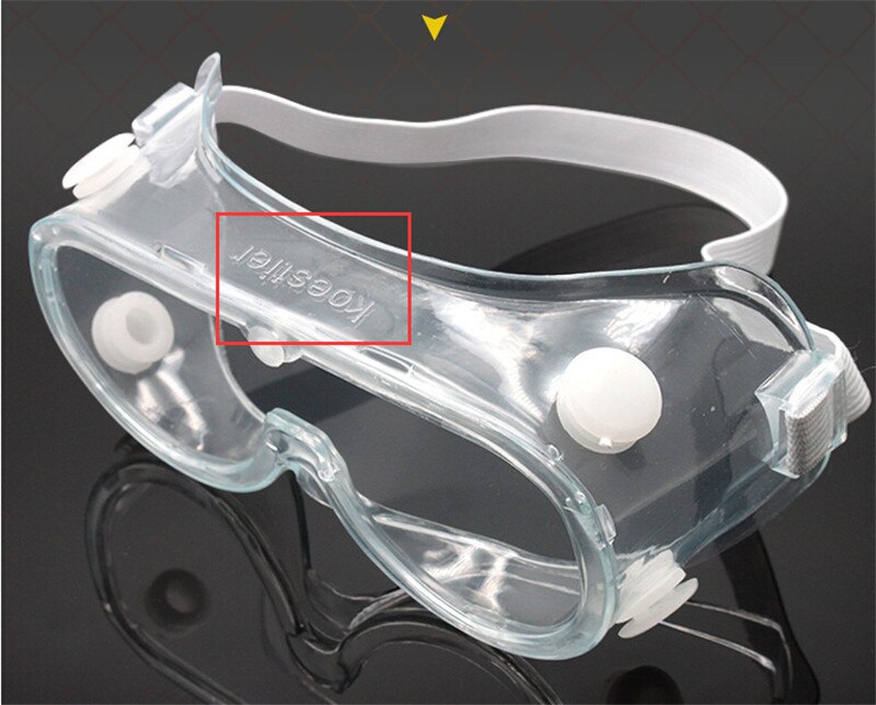 Safety Goggles Glasses Eye Protection Work Lab Anti Dust Virus Clear Lens Anti-fog