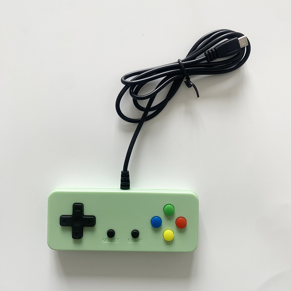 mini-spillkonsoller mikro-usb-adapter spillkonsollkontroller gamepad til håndholdt spillspiller videospillkonsoller: Grønn