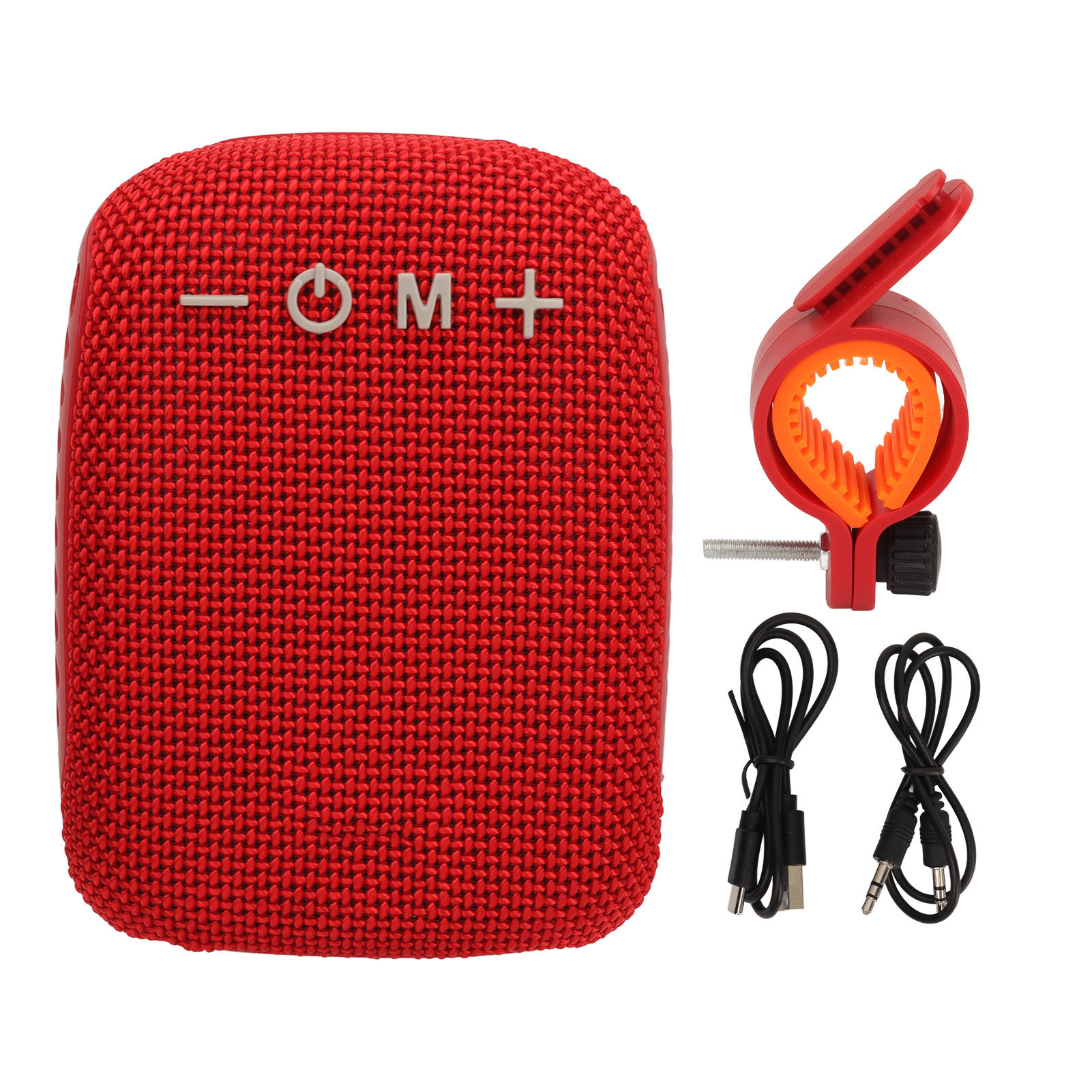 Altavoz Bluetooth portátil para bicicleta, dispositivo resistente al agua, compatible con tarjeta de memoria, Radio, inalámbrico: Color vino