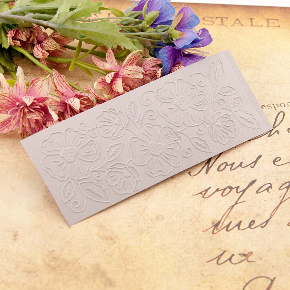 FLowers Plastic Embossing folders Stencils for Scrapbooking DIY Template Making Photo Album Card Handmade Decoration