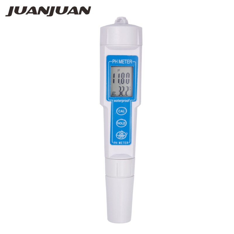 Waterproof LCD Digital Pen Type PH Meter Tester Hydro PH tester Pocket Hydroponics Aquarium Pool Water Test Tools 40%off