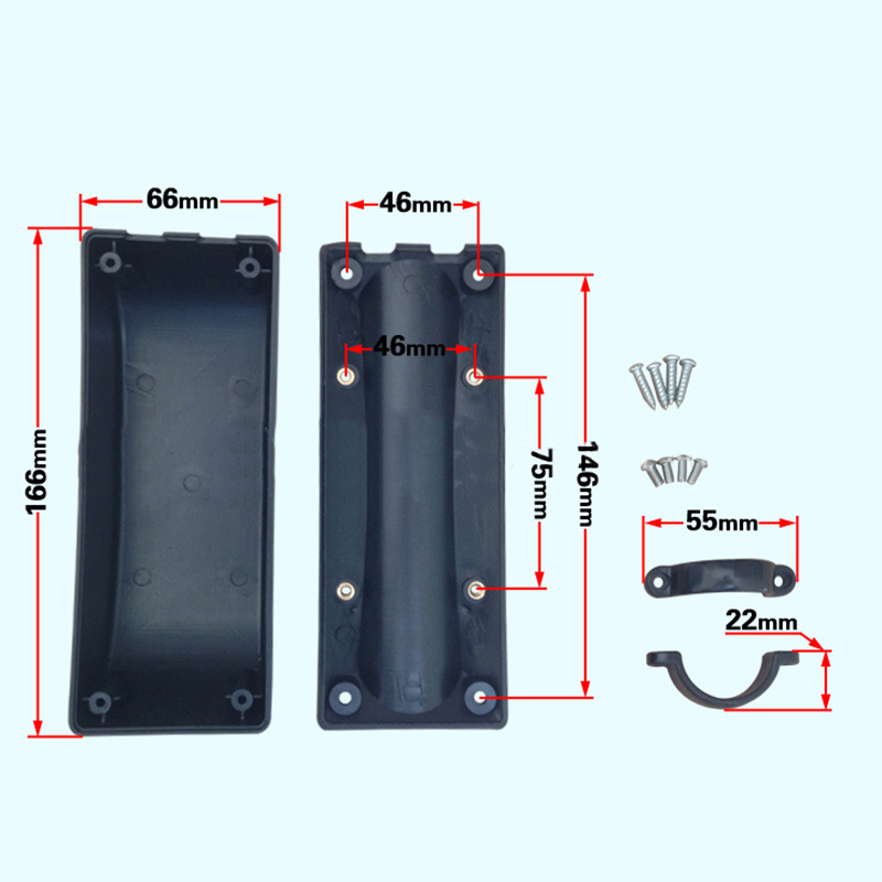 Battery Controller Box Kit Case Bicycle E-Bike Electric Scooter Moped Black Lithium Battery Controller Shell