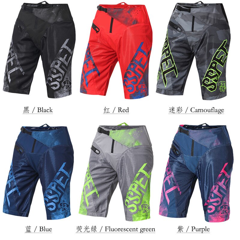 Blå sommer korte bukser motocross atv sykkel motorsykkel motorsykkel scooter shorts