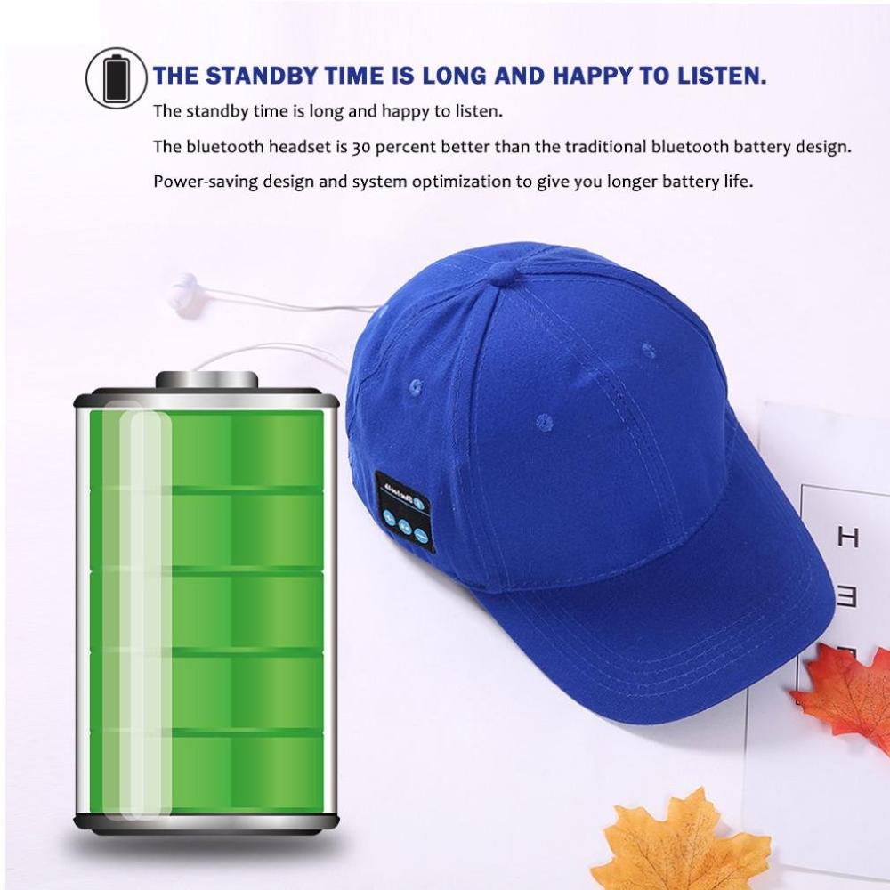 Bluetooth Hat - Wireless Stereo Speaker Cap with Built-in Mic - Bluetooth 4.2 + EDR