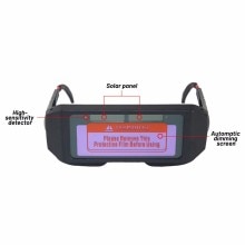 Auto Darkening Welding Helmet Equipment Eye Protection Helmet High Strength: Yellow