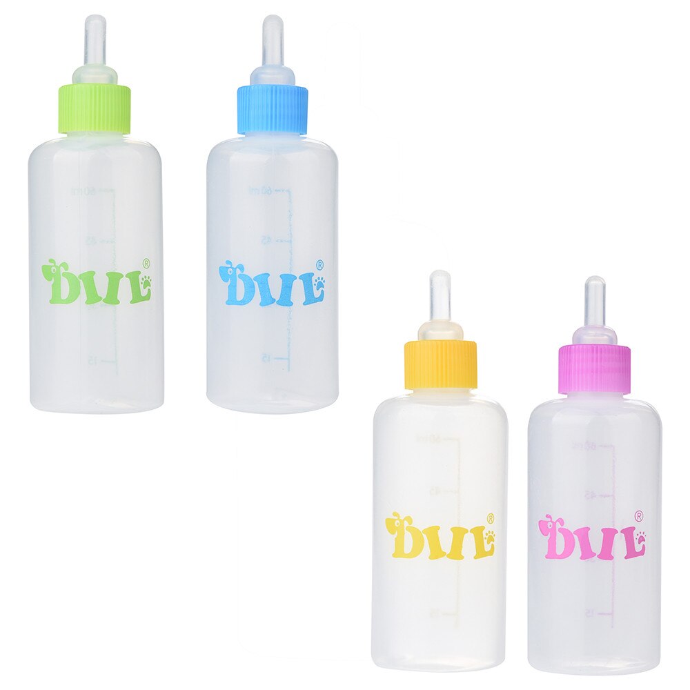 Pet Cat Dog Milk Bottle Pet Puppy Kitten Baby Animal Feeding Bottle Nursing Set Newborn Cat Drinking Feeding Watering Supplies
