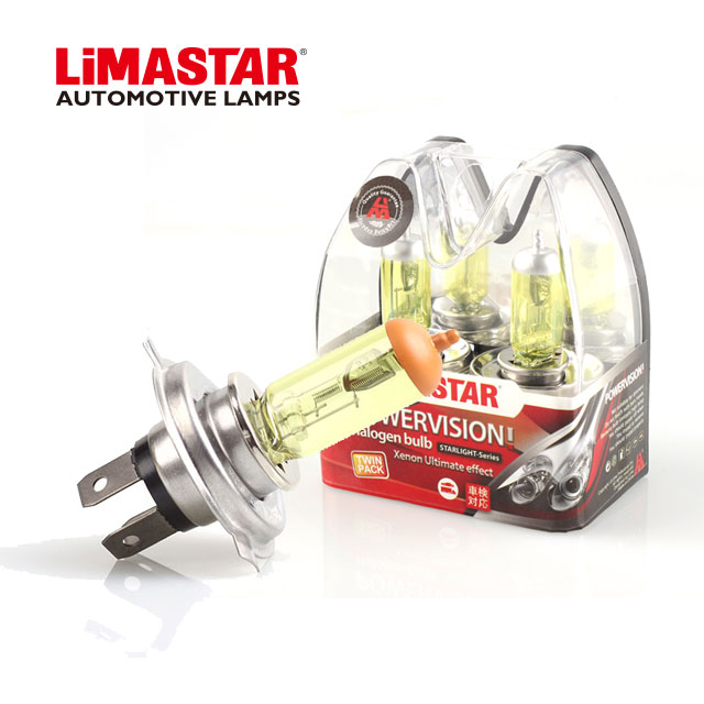 Halogen bulb H4 24V 75/70W P43t Super yellow auto light bulbs 3000K headlight for truck bus