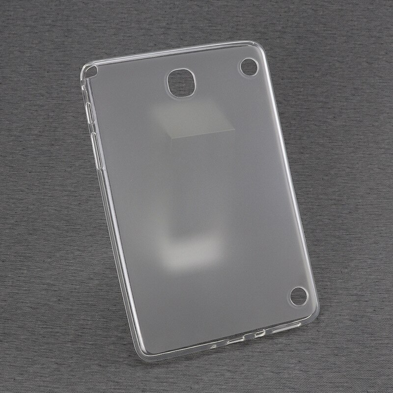 Slim Soft Silicone TPU waterproof Case For Samsung Galaxy Tab A 8.0 T350 T351 P350 P355 Transparent Back Cover+Stylus pen
