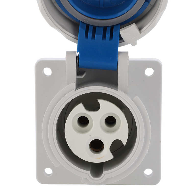 Industrial Socket IP67 Waterproof Motorhome Socket for Power Plants Construction Railways