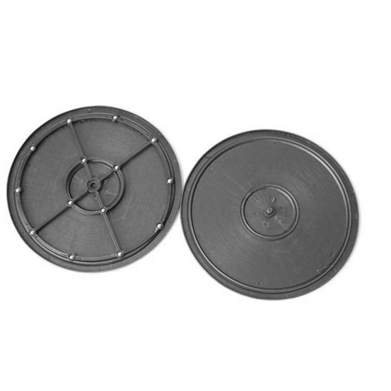 Multifunction 10'' Rotating Tray Cake Turntable Lazy Susan Rubber 220 Lbs 360 Swivel Pottery Wheels Home Baking Tools Black