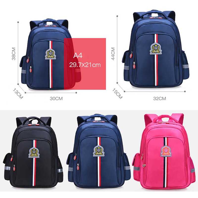 OYIXINGER Nylon Teenager Rucksack Neue Jungen Und Mädchen Grundschüler Bookbag Gebogene Schulter Riemen Einfache Licht Schulranzen