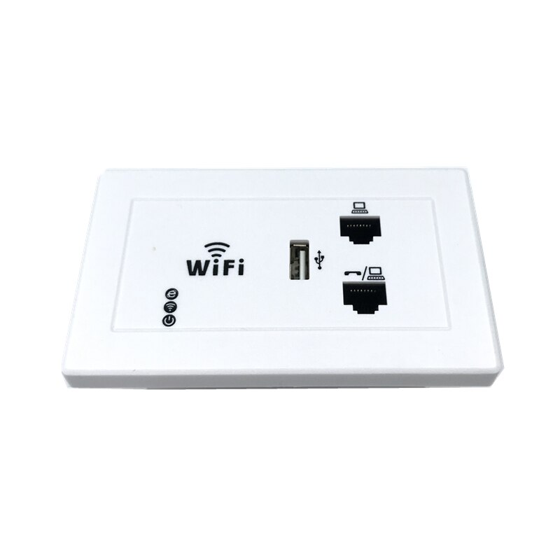 ANDDEAR-WiFi inalámbrico en la pared, cubierta de para habitaciones de Hotel, Mini enrutador AP de montaje en pared, punto de acceso, color blanco