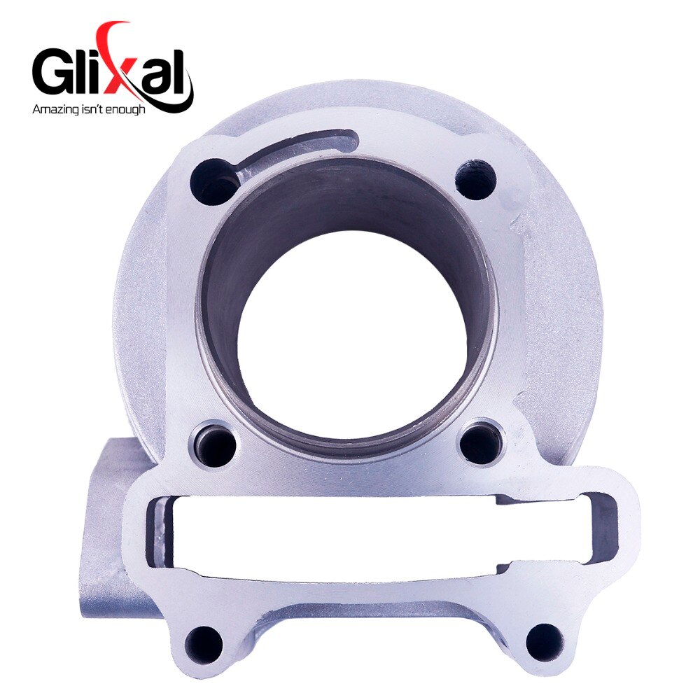 Glixal  gy6 100cc 50mm scooter motor stor boring cylinder genopbygningssæt topstykke assy 4- takt 139 qmb 139 qma knallert  (64mm ventil)
