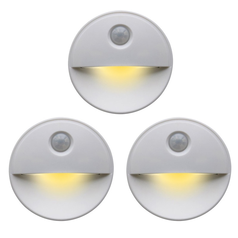 LED Ronde Lichaam Sensor Licht Creatieve lamp Controle Oogbescherming Bed Vreemde Slimme Nachtlampje lamp met motion sensor
