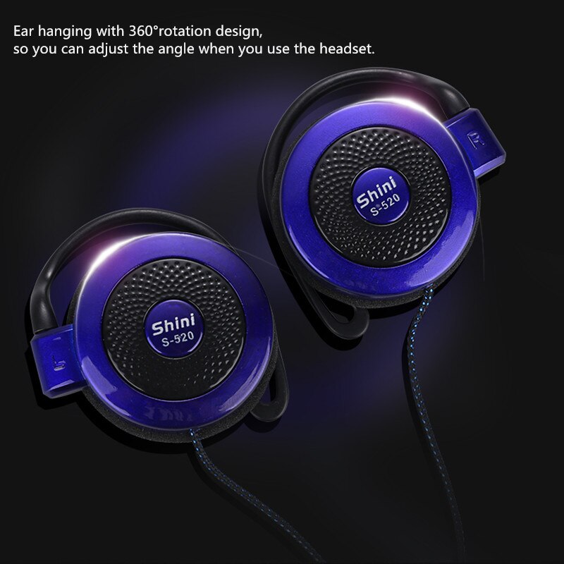 Shini auricolare S520 auricolare per uso generico cuffie con microfono per iPhone Samsung per Xiaomi tutti i telefoni cellulari
