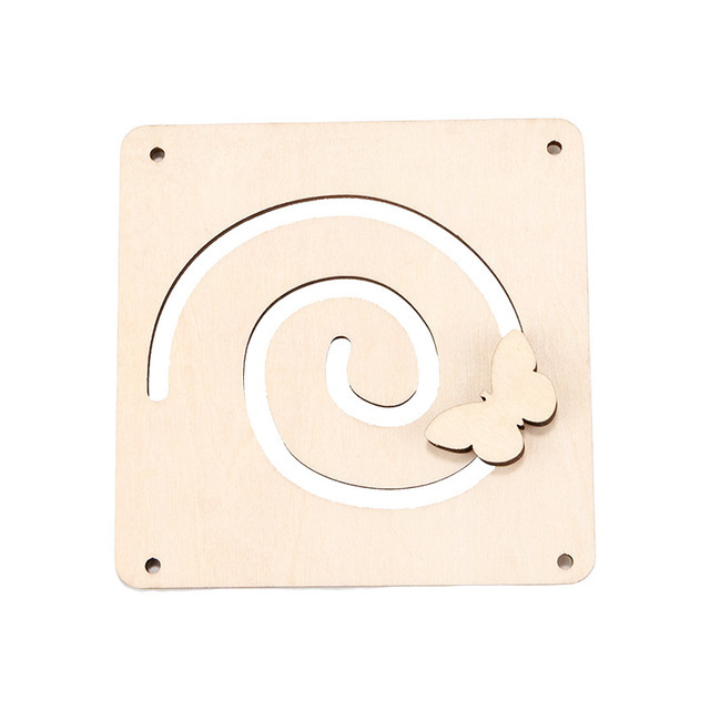 Pièces de planche occupées, accessoires, jouets éducatifs Montessori en bois, jouets de déverrouillage, jouets sensoriels, jouets éducatifs pour enfants, ,: GRIS