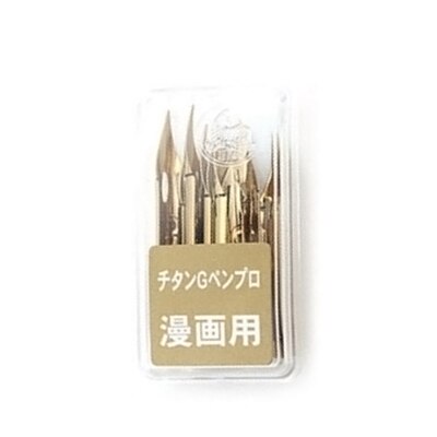 Pluma de cebra de titanio G, pluma de dibujos animados, herramienta de dibujos animados,: 10 Titanium gold tip