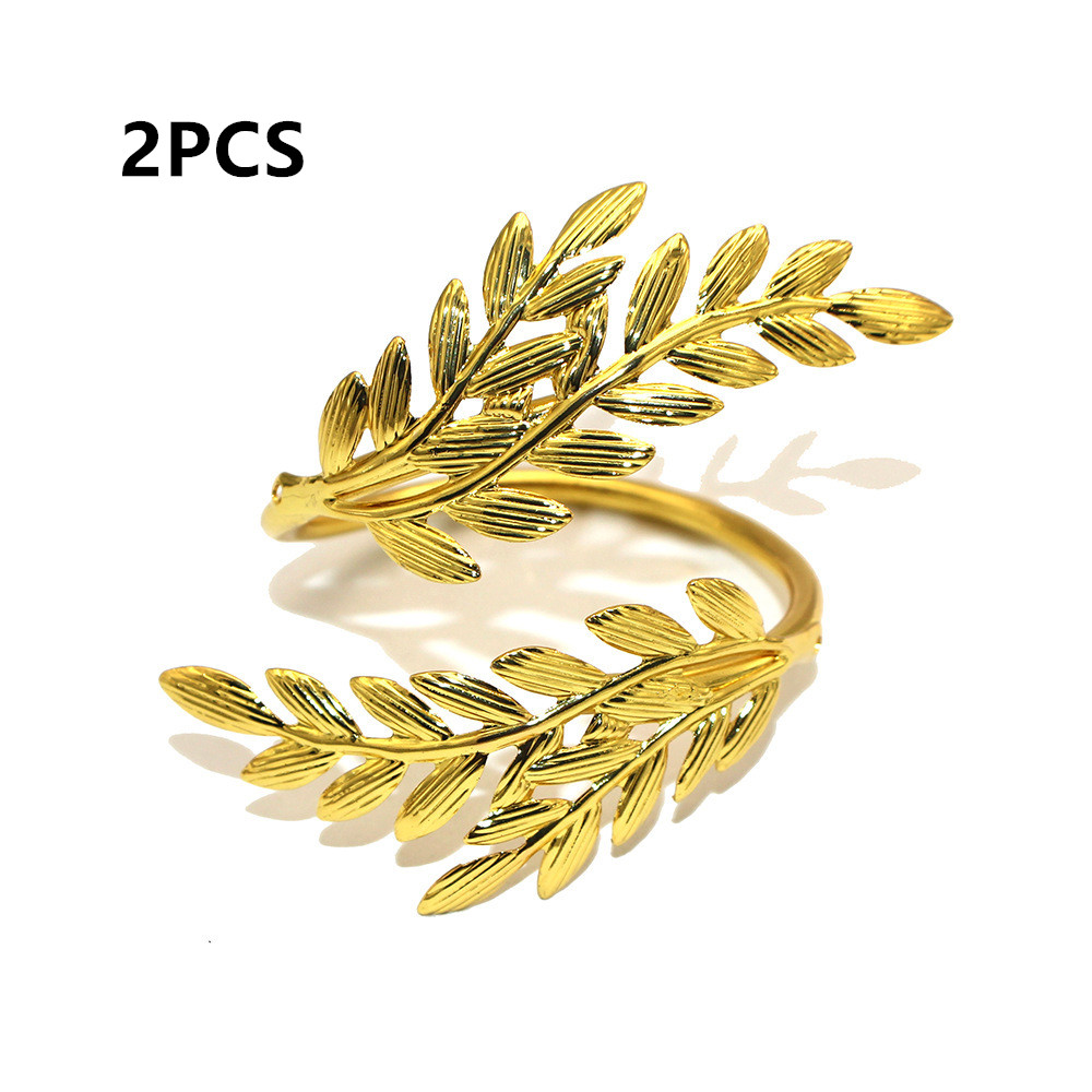 Servilleteros dorados de trigo, servilletero de hoja de Metal para Festival de la cosecha, decoración de mesa de cena para de boda y Acción de Gracias de otoño: Verde claro