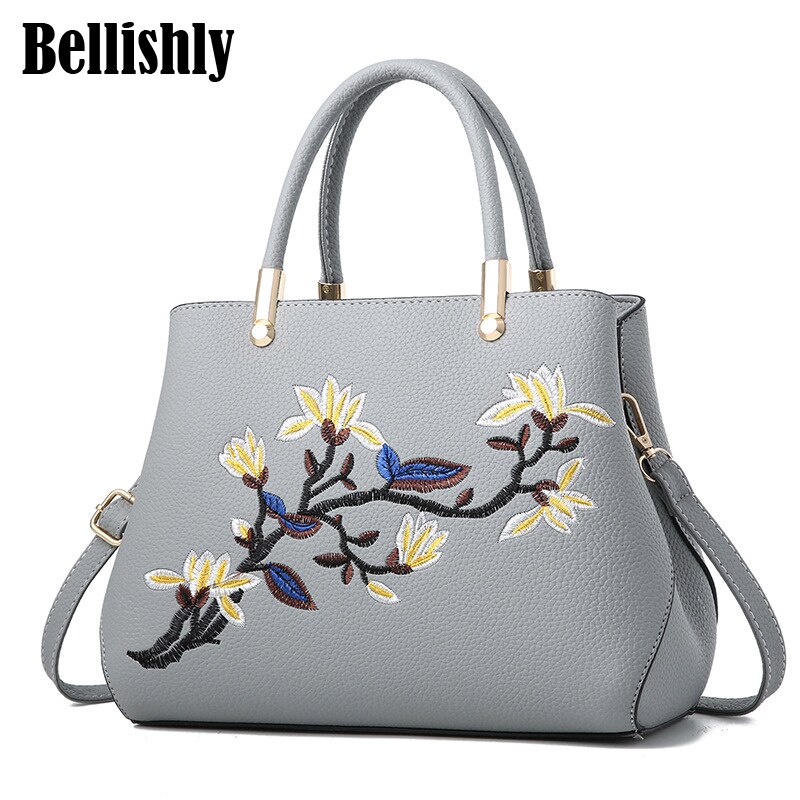 Bellishly Dame Bloemen Patroon Modis Handtassen Damesmode Torebki Takken Tassen Schouder Messenger Pack Vrouwelijke Louis Sac