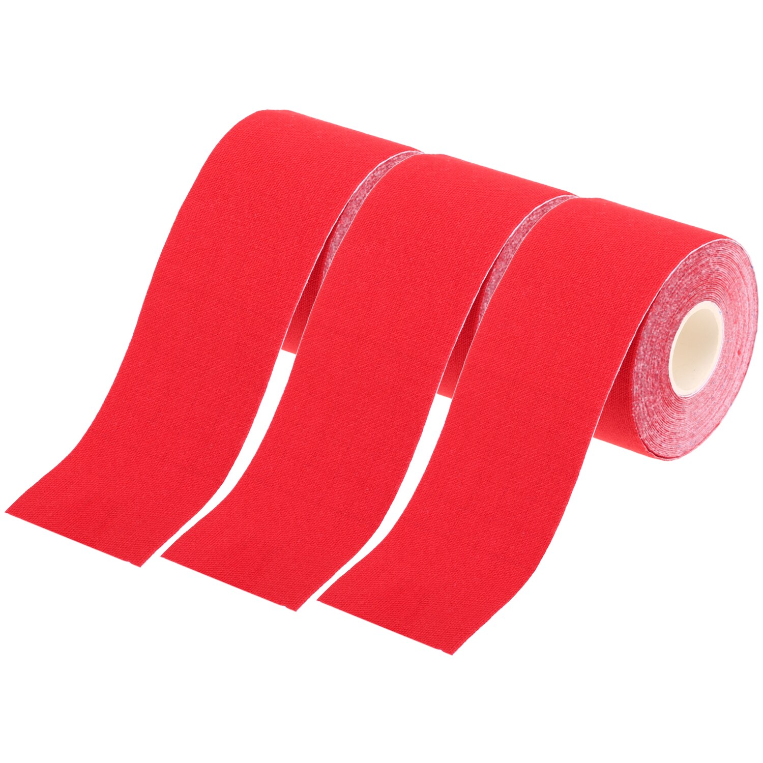 3 Packs 5 M Kinesiologie Tape Atletische Spier Bandage Therapeutische Sport Tapes Knie Schouder Elleboog Elastische Sport Bandage Spier: Red