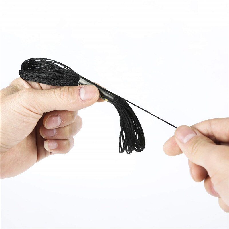 240 stk hvid sort farve broderitråd korsstingstråd til diy hjemmelavet håndværk sy tilbehør