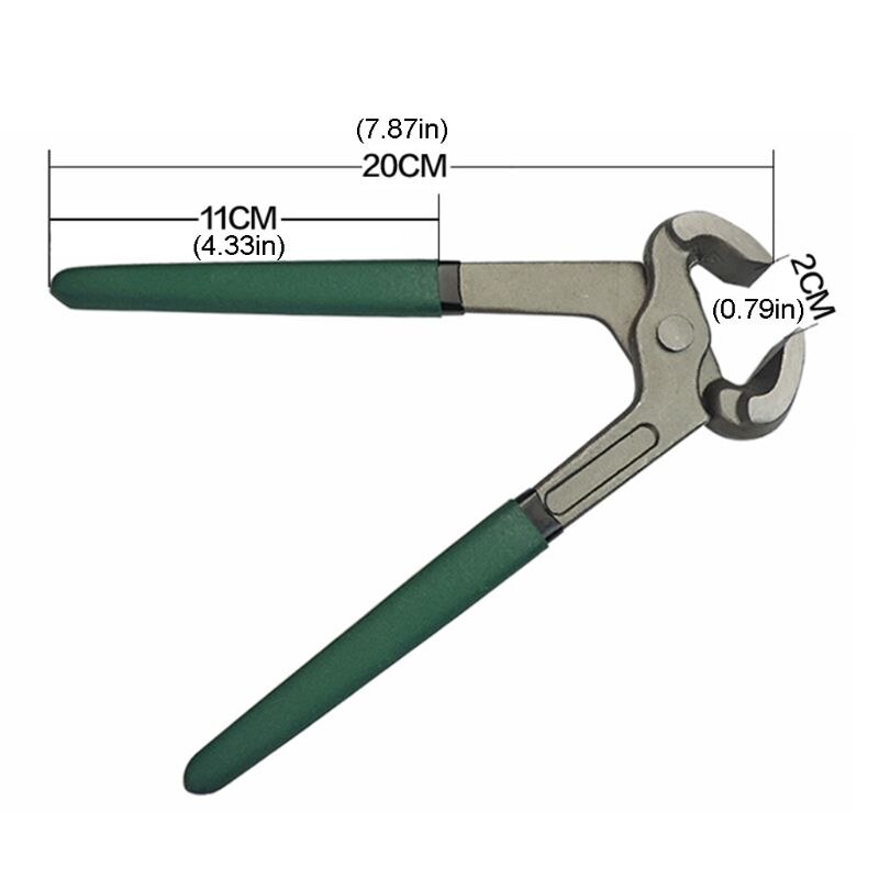 Cattle Horse Cow Hoof Clippers Non-slip Grips Metal Pliers Scissors Nail Pincer