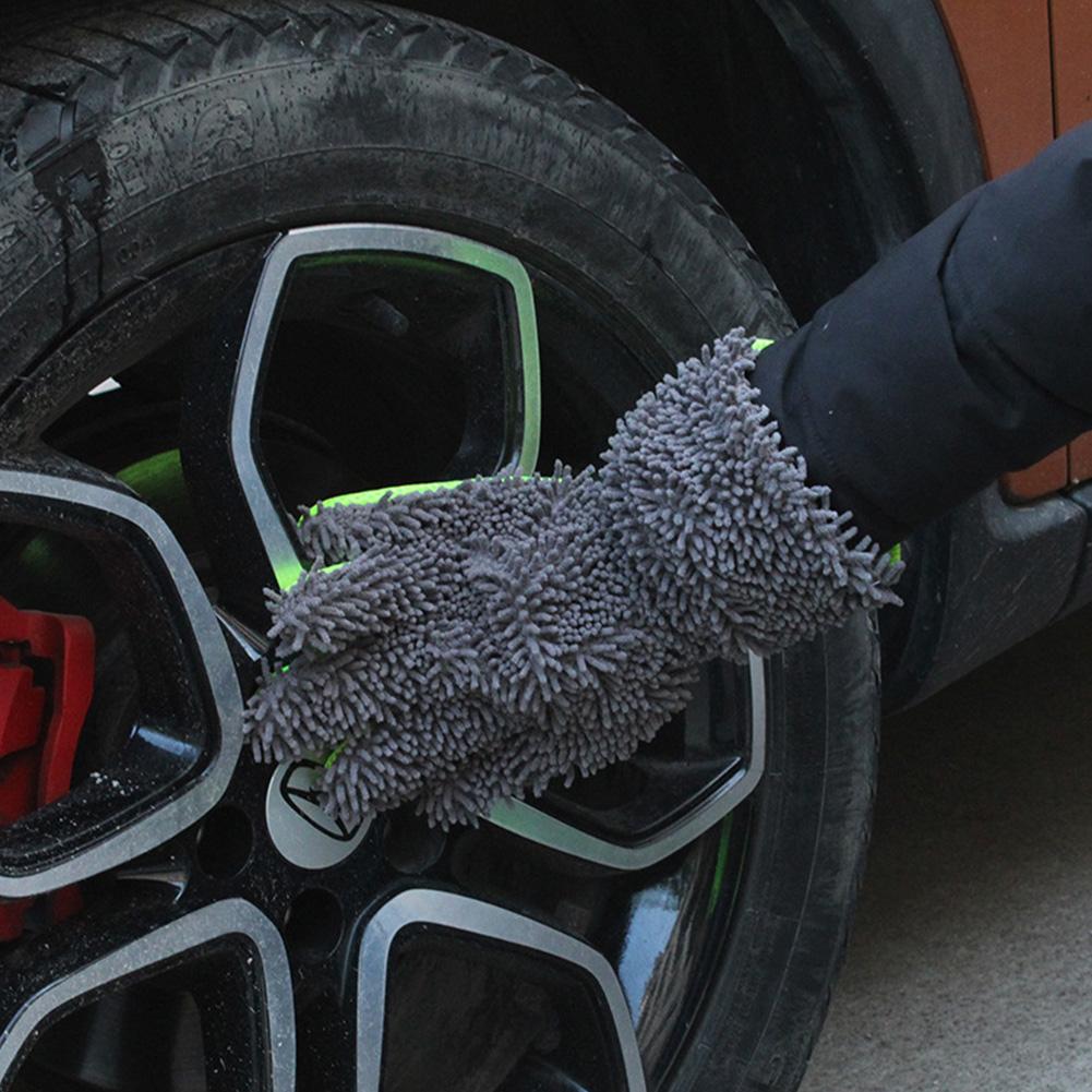 Gant de nettoyage de voiture en Chenille | Gant de lavage de voiture en microfibre, gant de nettoyage de la poussière de voiture pour nettoyage de voitures à l'intérieur et à l'extérieur