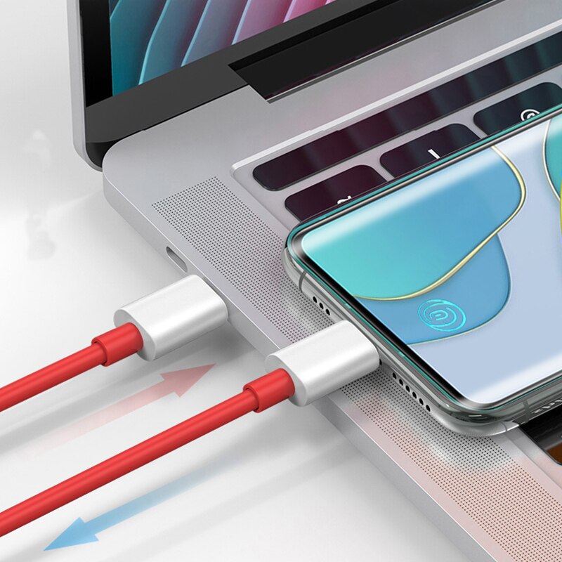 0.35/1/2M Oneplus 8T 9 Pro 5G Chaîne Câble Chargeur Rapide 6.5A PD Rapide Usb Type-c 3.1 À Usb C Ligne de DONNÉES Pour Un Plus Nord N10 N100