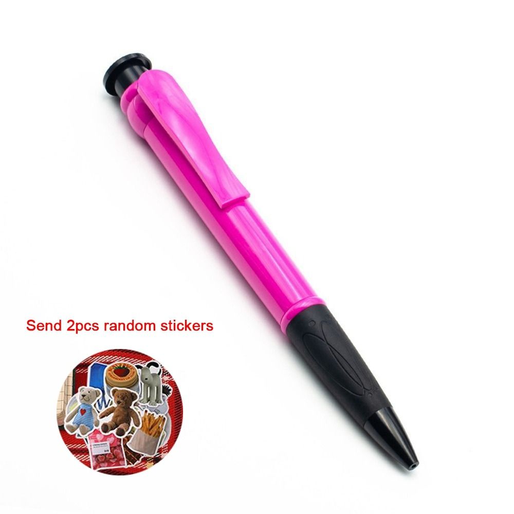 Plastic Big Ballpoint Pen Large Fun Oversize Writting Pen Props Toys Novelty Toy Huge Neutral Pen Stationery: light green