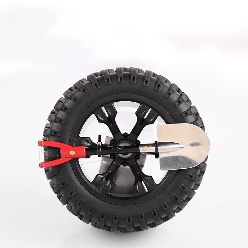 Car decoration small spade, shovel antenna, trunk, car, exterior decoration net, red mini mini tyre modification