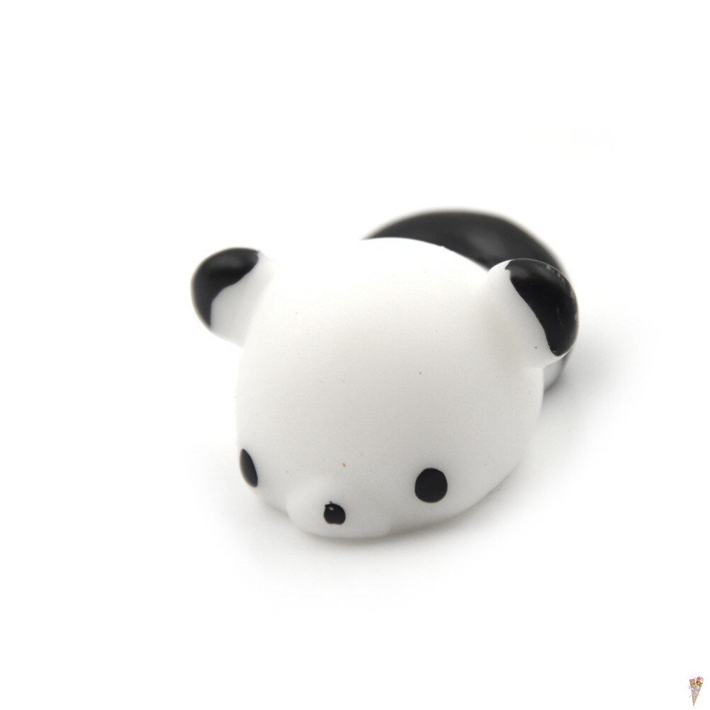 1Pcs Leuke Squishy Panda Mochi Squeeze Stretchy Kawaii Decomprimeren Anti-Stress Telefoon Riemen Charmes