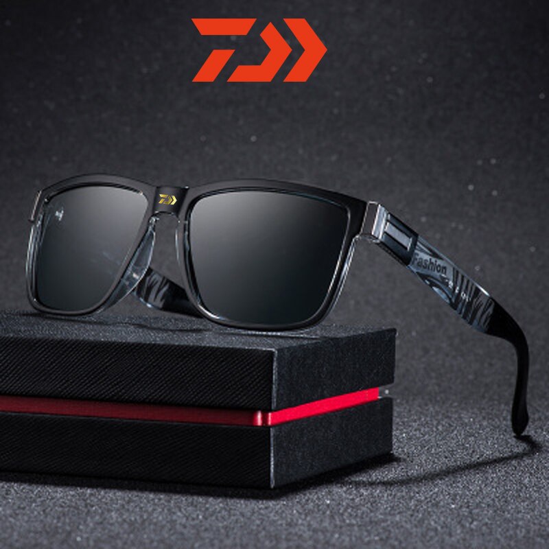 Dawa Polarized Sunglasses Men Driving Sun Glasses Male Vintage Fishing Glasses Square Goggles UV400 Eyewear