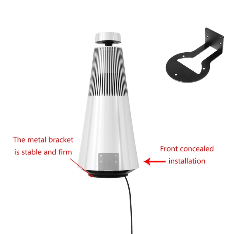 För bang&olufsen beosound 2 högtalarlåda för hushållet, förvaringsställ i metall, väggmonterad högtalarhängare