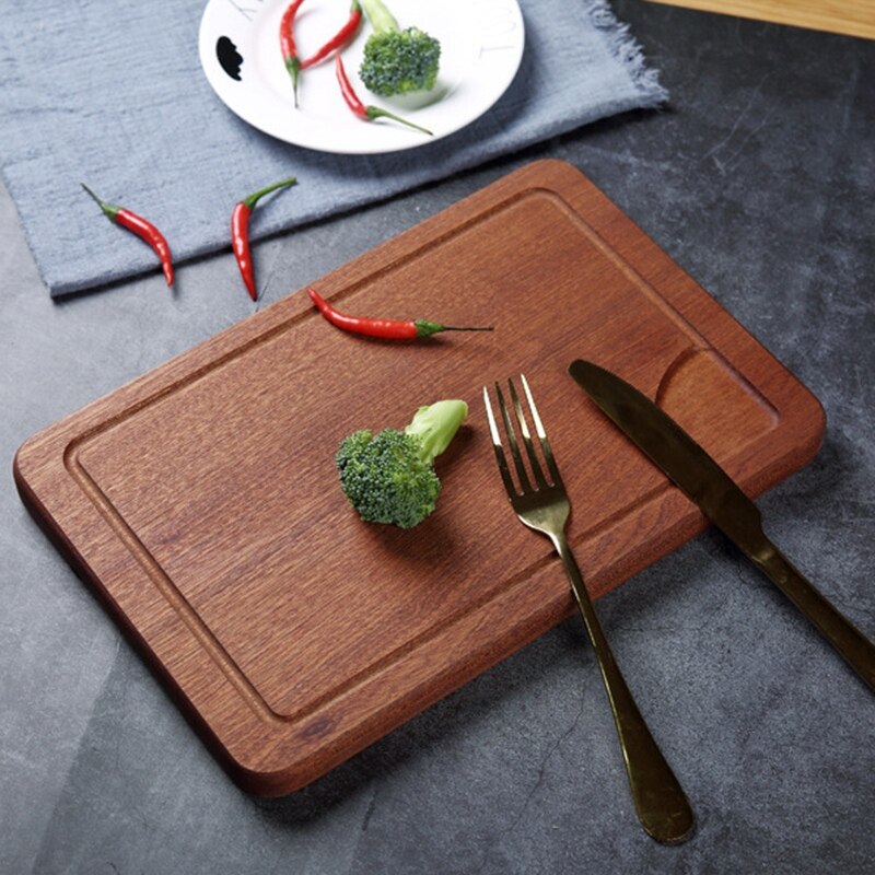 Accueil assiette à Steak plateau en bois planche à découper platine de prototypage assiette à viande cuite Restaurant occidental coupe plat de surlonge planche à Pizza