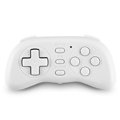 Portable Wireless Bluetooth Game Controller Mini Gamepad Handle for iOS /Android/ Windows: White
