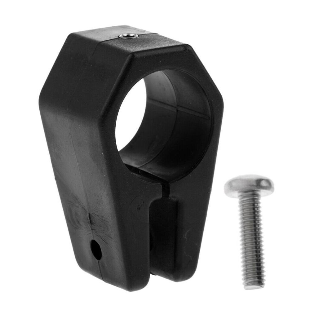 Marine 16 Stck Schwarz Nylon 4-Bogen Bimini oben Yacht Stiefel Armaturen Hardware- 3/4"